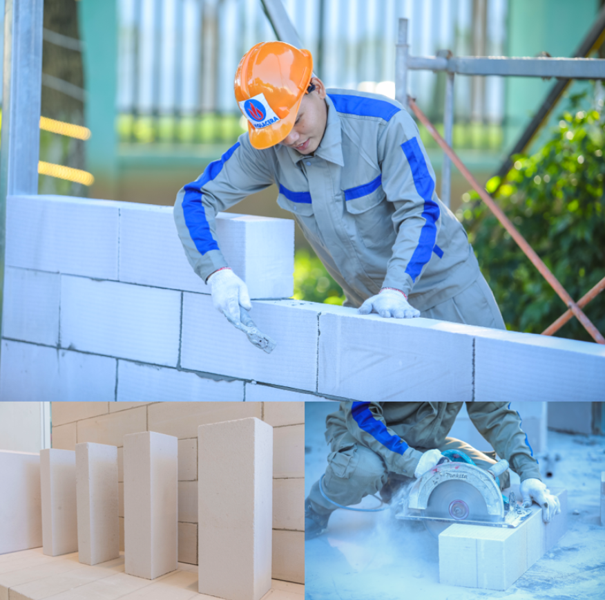 Tân Gia Phát Tư Vấn Kích Thước Gạch AAC Phù Hợp Cho Từng Hạng Mục Xây Dựng