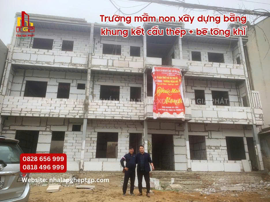 Những Loại Công Trình Nào Phù Hợp Với Nhà Khung Thép Kết Hợp Bê Tông Khí Chưng Áp?