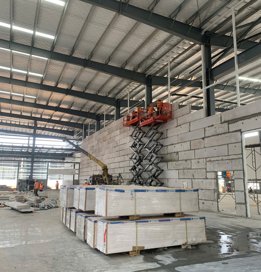 Gạch AAC Cho Nhà Xưởng FDI Tại Thanh Hóa – Tân Gia Phát Cung Cấp Và Thi Công