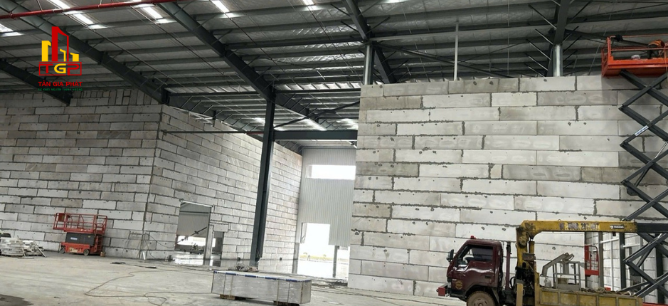 Giải Pháp Gạch AAC Cho Nhà Xưởng Cần Đẩy Nhanh Tiến Độ Bàn Giao
